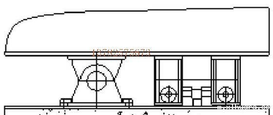 1. 可滑移铰支座 2. 滑移板3. 锁紧轨道 4. 双向液压缸